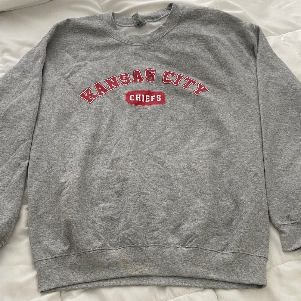 Karma Gray Crewneck Sweater